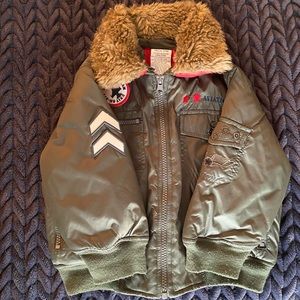 Army Green Bomber Jacket